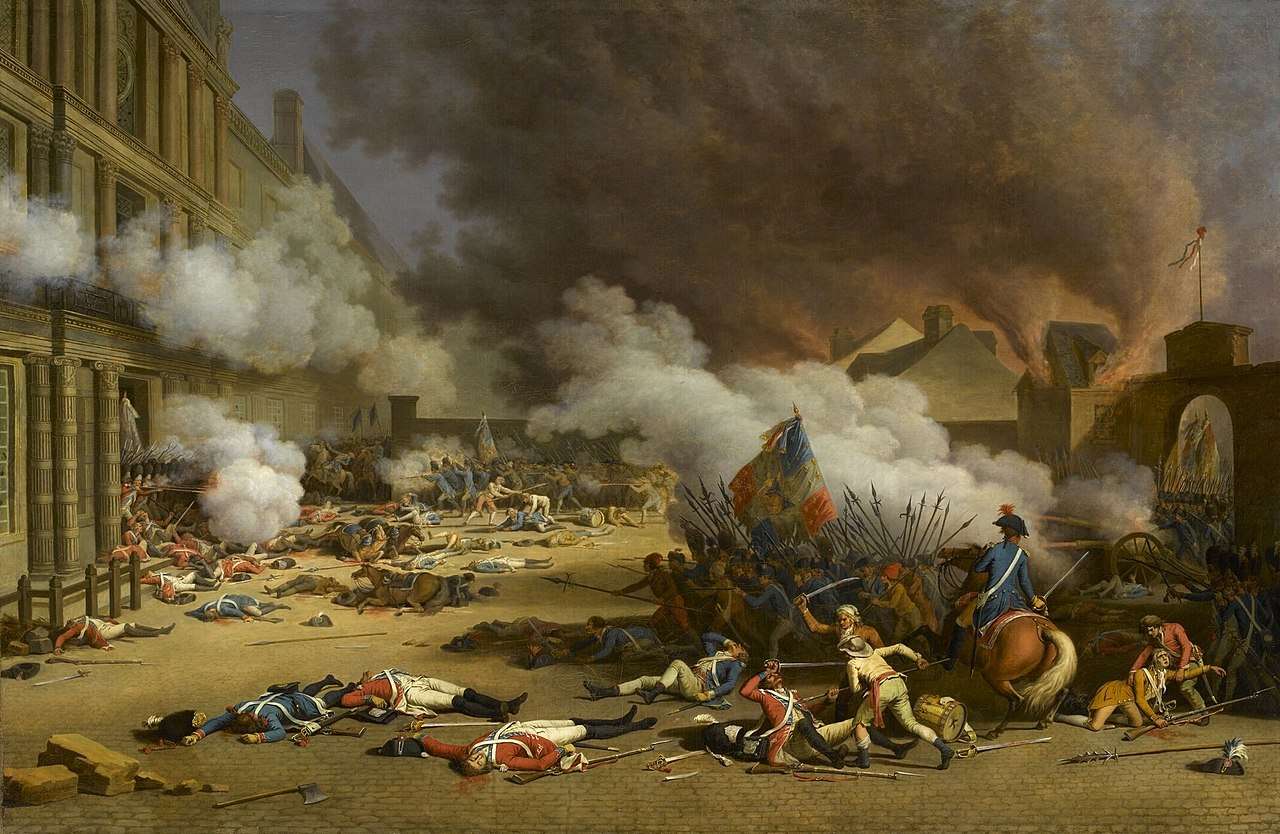 Dix Août 1792. Siege et prise du Chateau des Tuileries