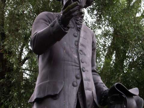 Statue of Immanuel Kant in Kaliningrad (Königsberg), Russia.