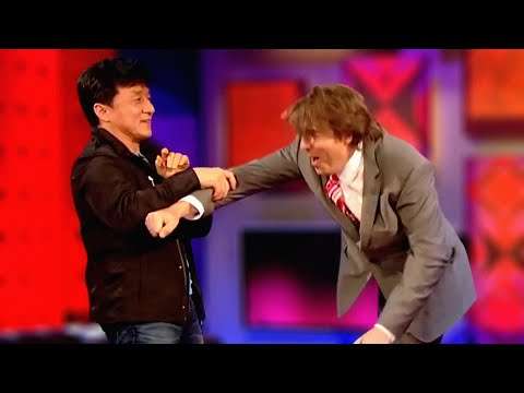 Jackie Chan Doing Stunts in Interviews