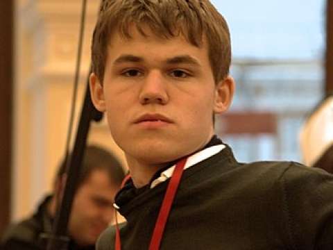 Carlsen at the World Blitz Championship 2009