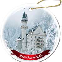Neuschwanstein Castle Germany Christmas Ornament