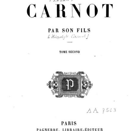 Mémoires sur Carnot