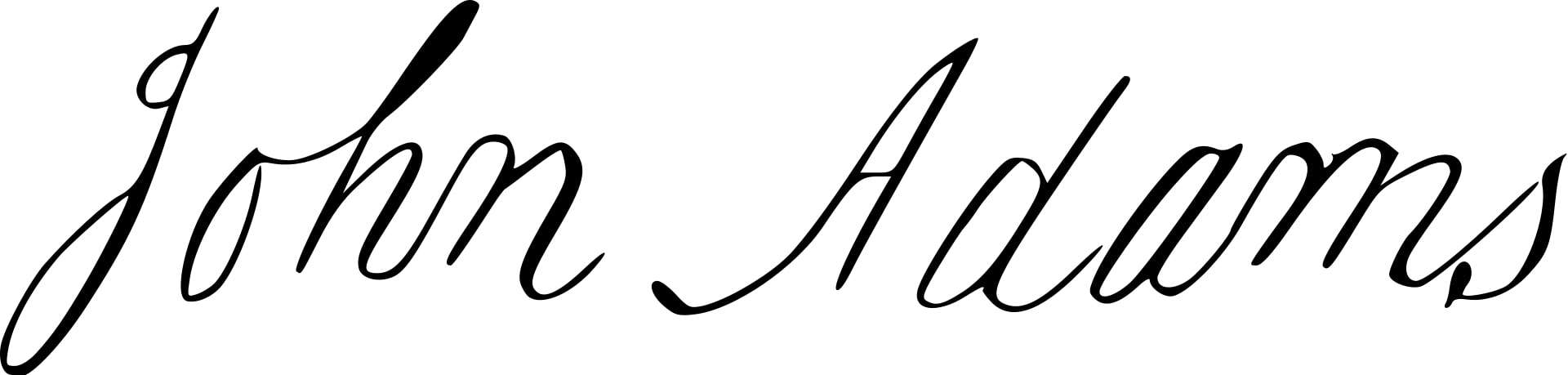 John Adams Signature