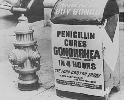An advertisement advertising penicillin's 