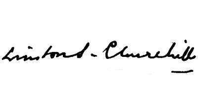 Winston Churchill Signature