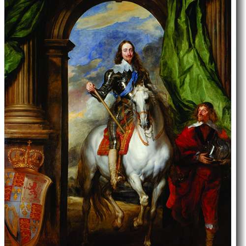 King Charles I By Anthony Van Dyck Poster