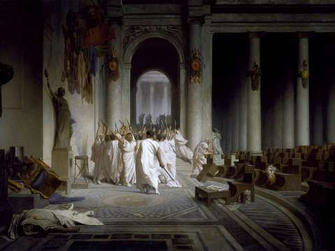 The Death of Caesar, Jean-Léon Gérôme, 1867