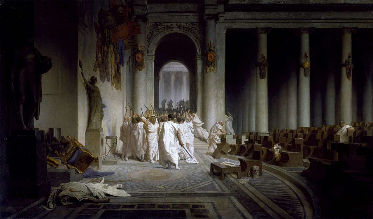 The Death of Caesar, Jean-Léon Gérôme, 1867