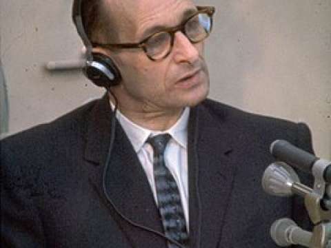 Eichmann on trial in 1961
