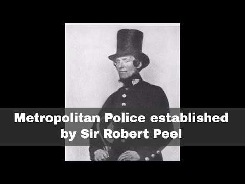 29th September 1829: The Metropolitan Police begins operating in London