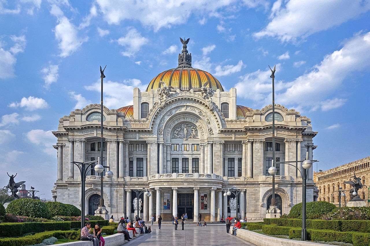 Palacio de Bellas Artes in Mexico City, where Domingo began his operatic career