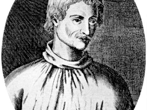 The earliest depiction of Bruno is an engraving published in 1715 in Germany