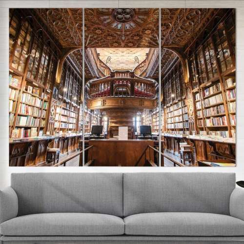 Marchak Library Canvas Print