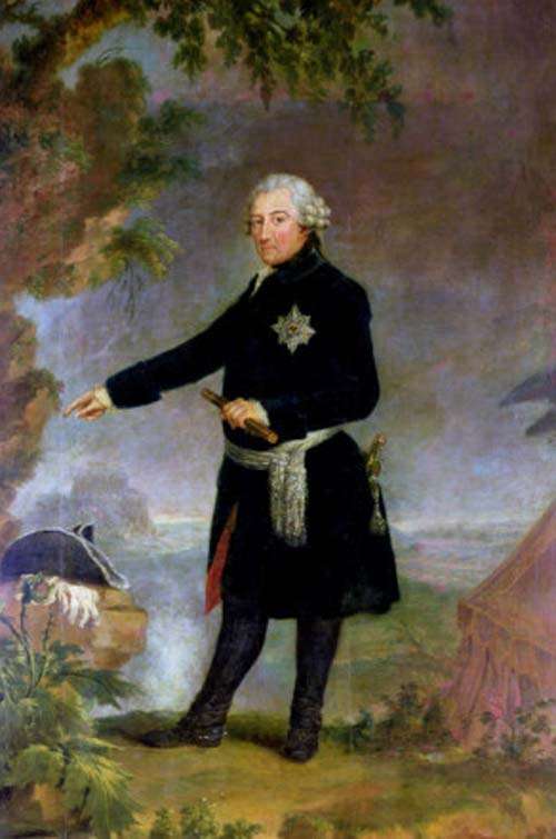 King Frederick II, by Anna Dorothea Therbusch, 1772