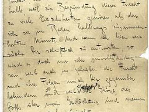 First page of Kafka's Letter to His Father