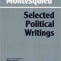 Montesquieu: Selected Political Writings