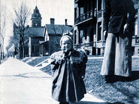 Fitzgerald, unbreeched as a child in Minnesota