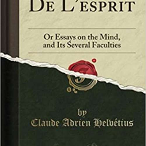 De L'esprit (Classic Reprint)