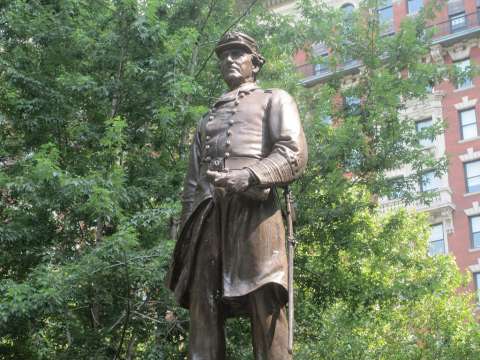Farragut Monument at Madison Square Park off Fifth Avenue in New York City