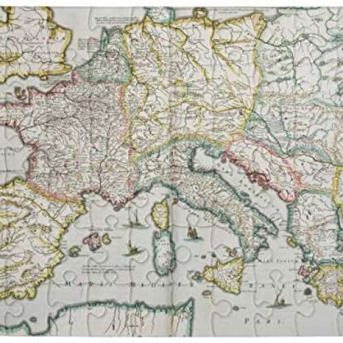 Map of The Empire of Charlemagne Jigsaw Puzzle