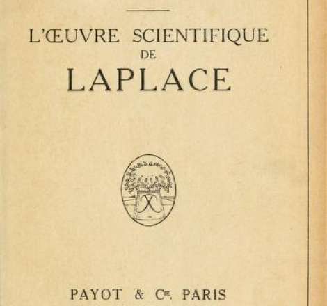 L'oeuvre scientifique de Laplace