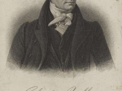 Engraving of Charles Babbage dated 1833