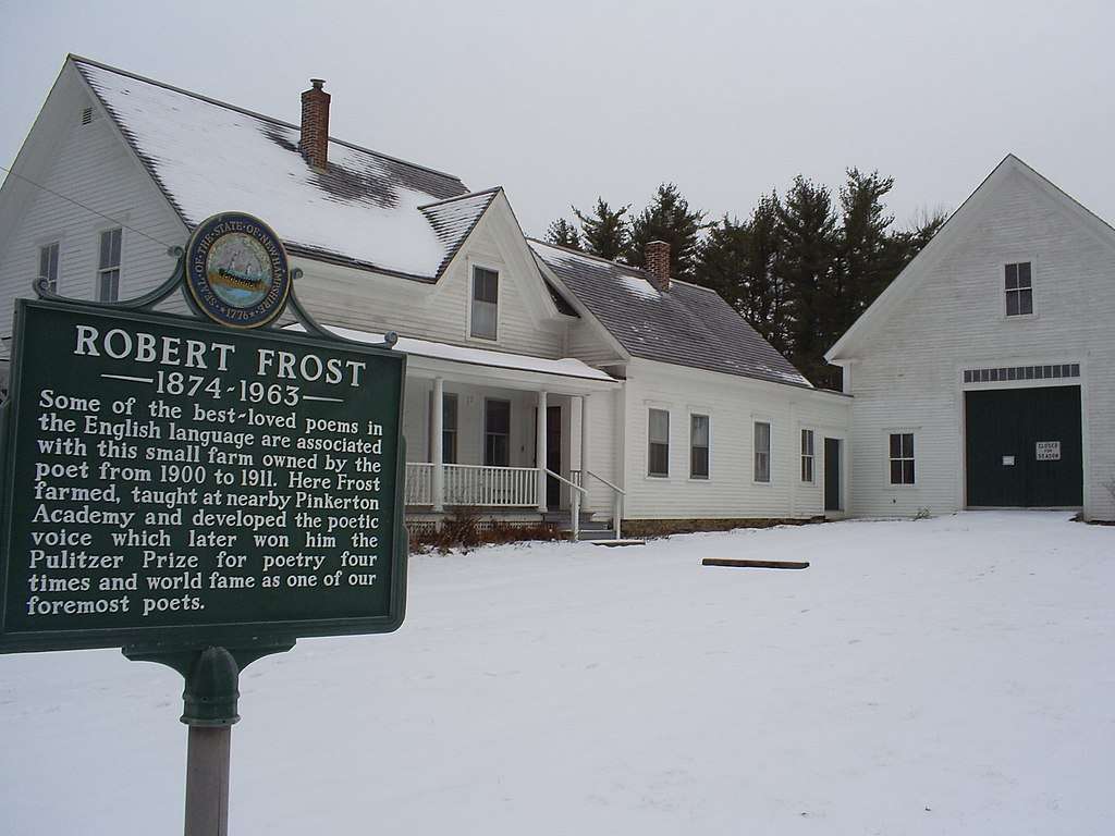 The Robert Frost Farm in Derry, New Hampshire, where he wrote many of his poems, including 