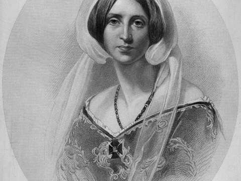 Samuel Taylor Coleridge's daughter Sara Coleridge – 1830. Portrait by Richard James Lane