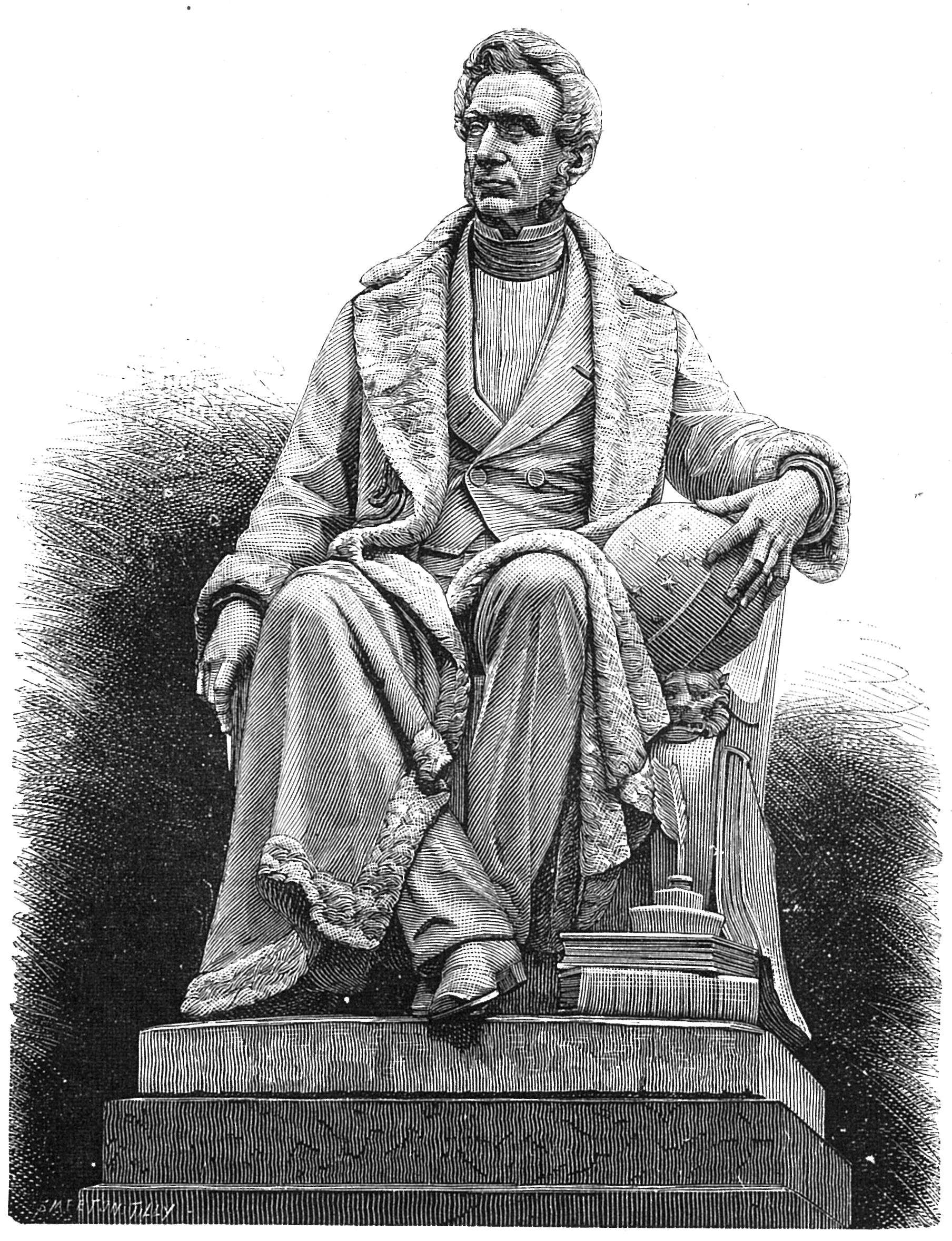 Statue of Adolphe Quetelet