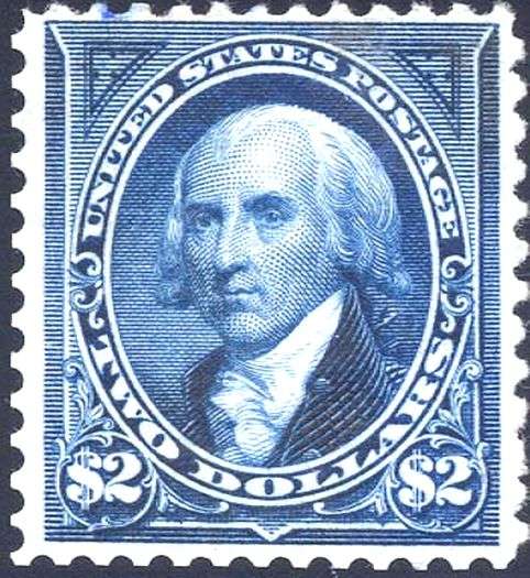 1894 postage stamp depicting Madison