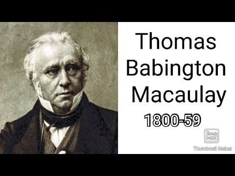 Thomas Babington Lord Macaulay ! Prose Writer of Early Victorian Period