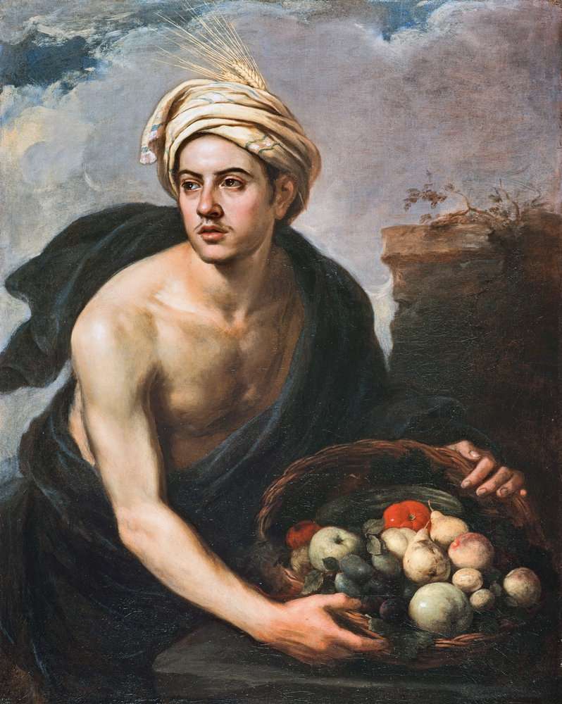 Young Man with a Basket of Fruit or Personification of Summer, c. 1640–1650