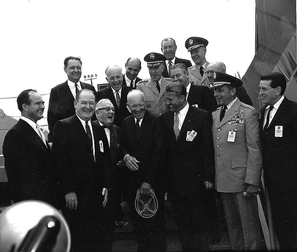 Von Braun with President Dwight D. Eisenhower, 1960