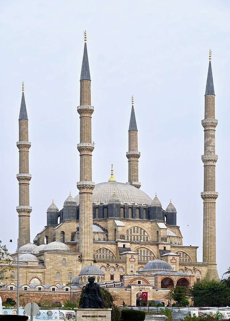 Selimiye Mosque, built by Sinan in 1575. Edirne, Turkey.