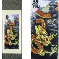 Chinese Dragon Picture Scroll