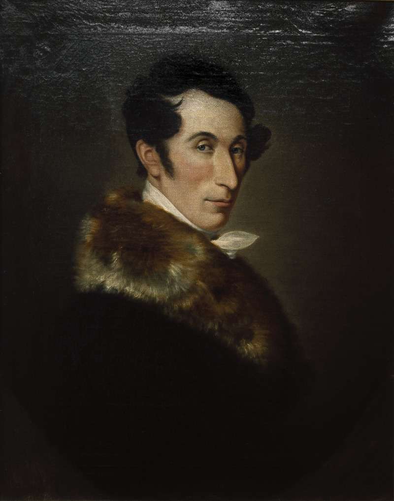 Carl Maria von Weber (1825) Portrait by Ferdinand Schimon, Dresden, Städtische Galerie