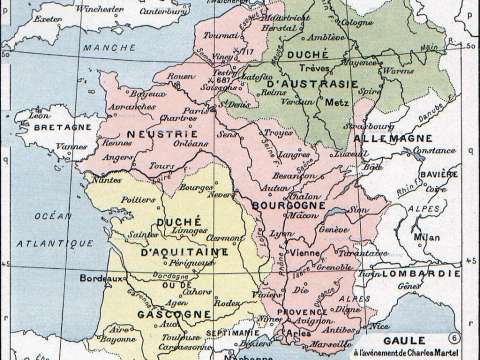 Francia, early 8th century