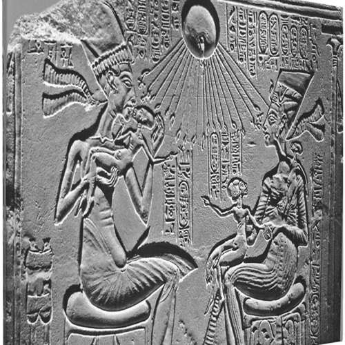 Akhenaten Nefertiti and Daughters Wall Art