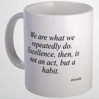 Aristotle Quote Mug