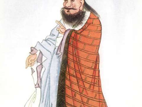 Depiction of Laozi in E. T. C. Werner's Myths and Legends of China