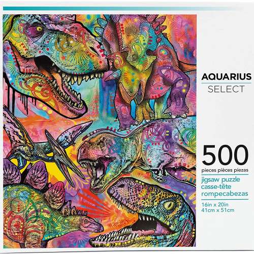 Dean Russo Dinosaurs 500 Piece Jigsaw Puzzle