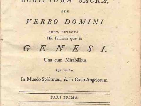 Arcana Cœlestia, first edition (1749), title page
