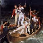 Nelson wounded during the Battle of Santa Cruz de Tenerife; 1806 painting by Richard Westall