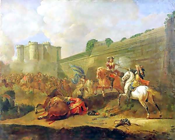 Battle between the Fronde forces of the Prince de Conde and the army loyal to Anne of Austria and Mazarin