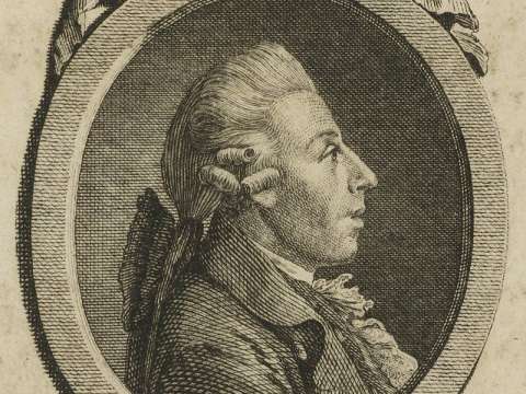Christian Gottlob Neefe. Engraving after Johann Georg Rosenberg, c. 1798