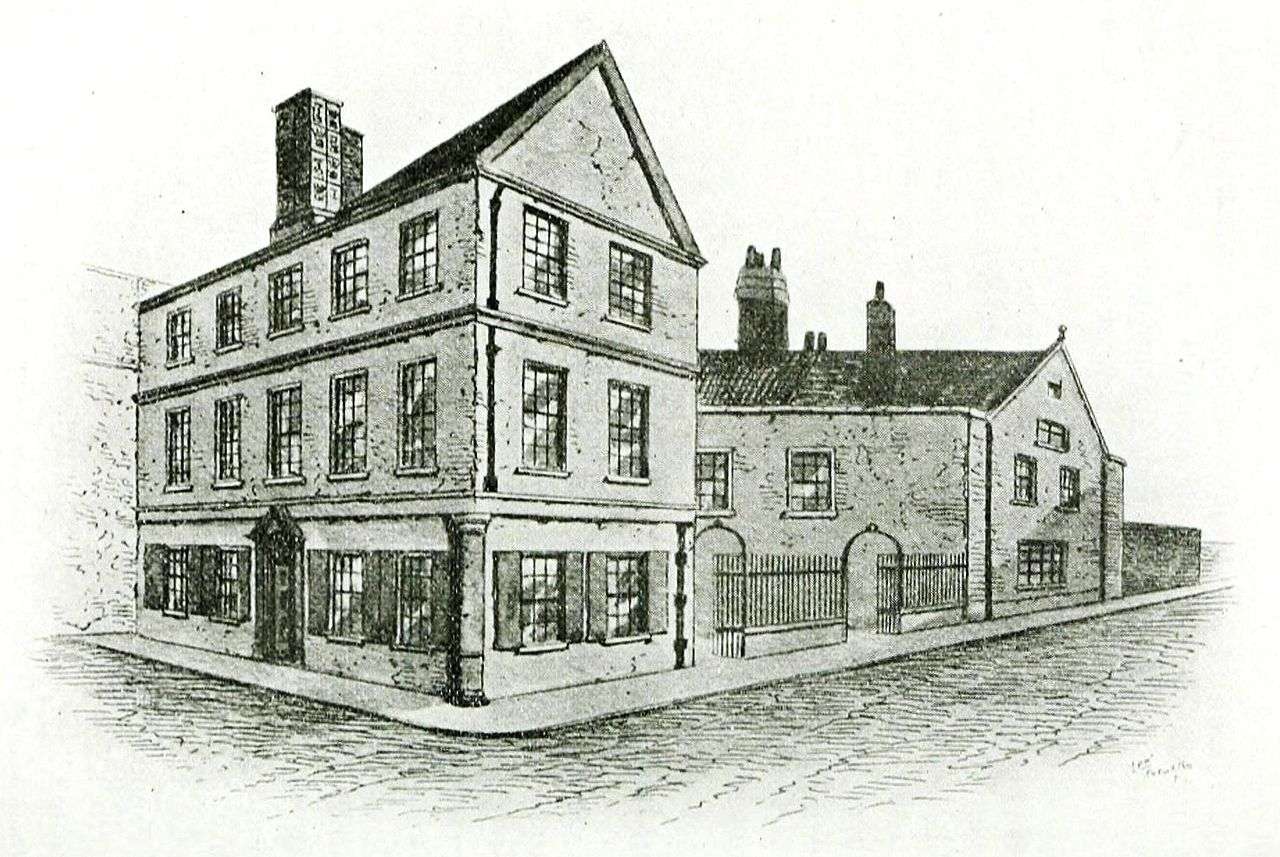 An illustration of Sir Thomas Browne's house in Norwich