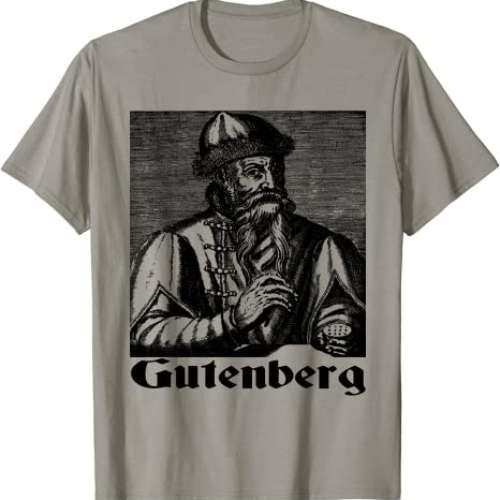 Johannes Gutenberg T-Shirt
