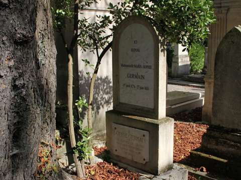Grave of Sophie Germain in Père Lachaise Cemetery