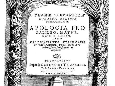 Apologia pro Galileo, 1622