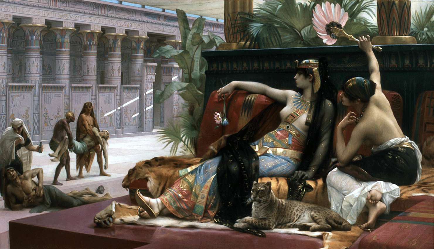 Cleopatra Testing Poisons on Condemned Prisoners (1887), by Alexandre Cabanel